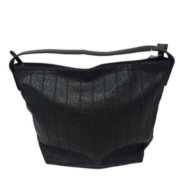 MIA & LUCA Large Black multi zipper & stitches - Picture 1 of 10